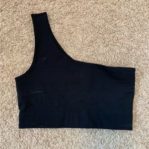 Girlfriend Collective Bianca One Shoulder Bra